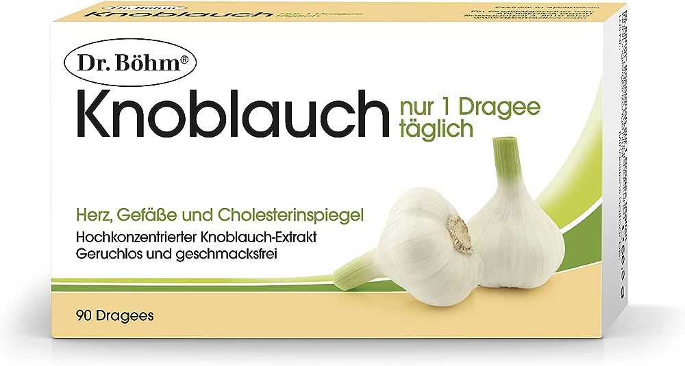 KNOBLAUCH NUR 1 Dragee täglich Dr.Böhm